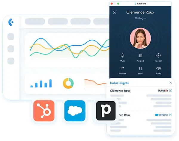 Image illustrant la téléphonie cloud pour les centres d'appels modernes