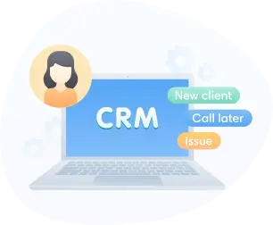 אייקון CRM kavkom
