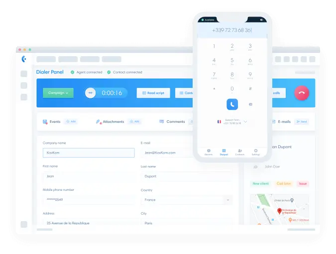 Kavkom - range of practical features