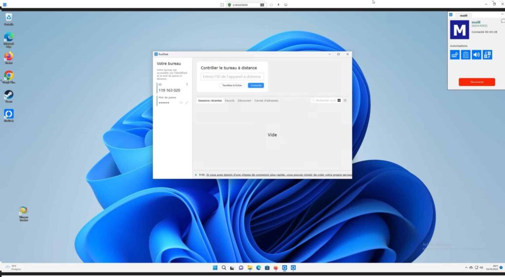 Prendre-la-main-a-distance-RustDesk-Windows