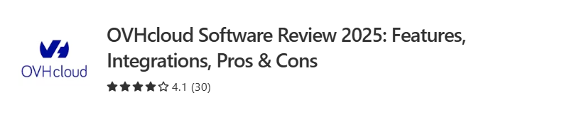 Capterra OVH Télécom