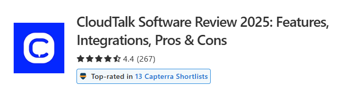 Capterra CloudTalk